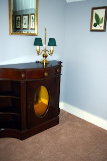 Third floor landing, new carpet