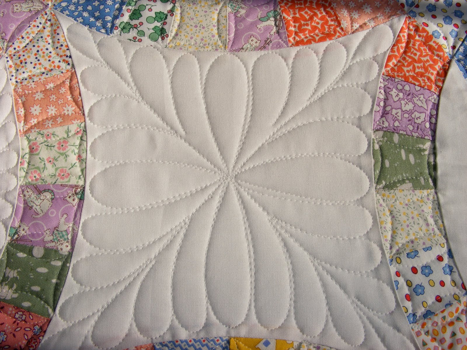 MELON PATCH QUILTS Double Wedding Ring Quilt