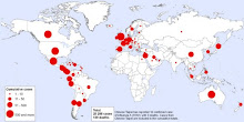 Monitoreo y Conteo Oficial Actualizado de los casos de AH1N1 Global