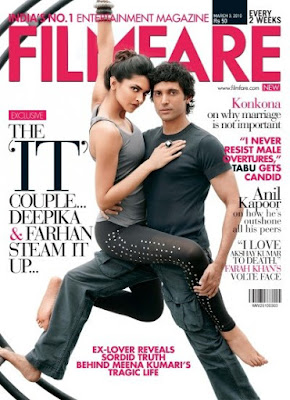 Farhan Akhtar & Deepika Padukone on Filmfare Magazine