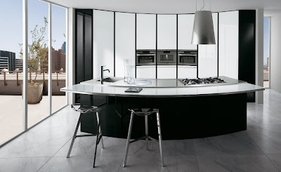 Modern circular Kitchen by Claudio Montanari Modern circular Kitchen