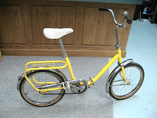 old folding bike