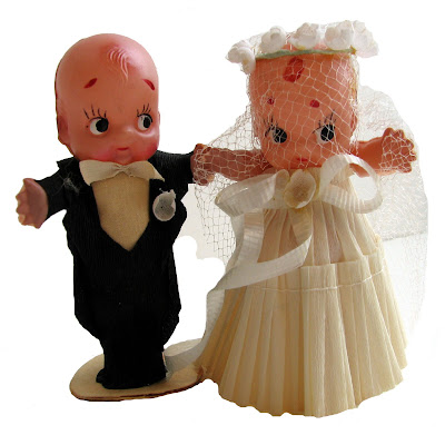 Wedding Cake Toppers Vintage on Vintage Kewpie Doll Wedding Cake Toppers