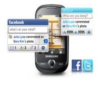 Samsung Genio Social Networking Feature Samsung Genio