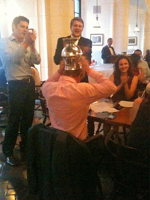 Elis participate in a traditional Mory's cup-drinking exhibition. Elis participate in a traditional Mory's cup-drinking exhibition.