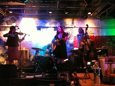 Musicians perform at Hill Country. Musicians perform at Hill Country