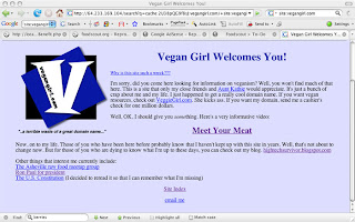old vegangirl site