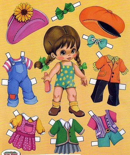 muñecas para armar y recortar