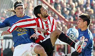 Eduardo Domínguez y Paolo Goltz en Huracán - Estudiantes