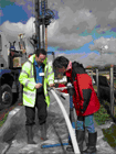 Continuous Multichannel Tubing from Waterra being used by Cross Rail in groundwater monitoring for the new London rail networkC