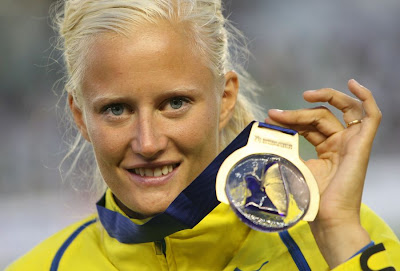 Carolina Kluft Swedish beautiful athlete