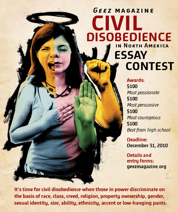 Civil disobedience essay