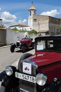 Trobada de clàssics en motiu de la Fira de la cirera de Llers