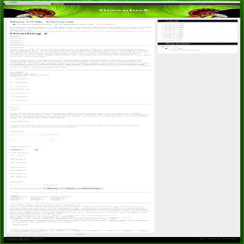 free blogger template convert from wordpress theme to blogger with green and white color