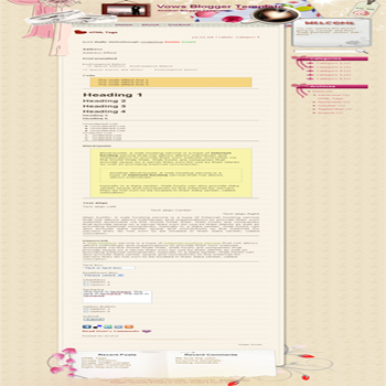 free blogger template convert from wordpress theme Vows template