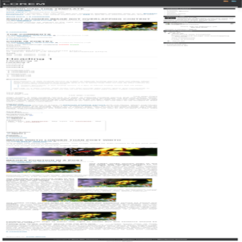 free blogger template convert from wordpress theme to blogger Lorem template
