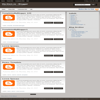 free blogger template convert WordPress Theme to Blogger Wp-them.es template