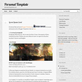 free Personal Template blogger template for personal blog template with flickr widget ready blog template