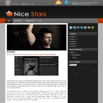 Nice Stars blogger template convert wordpress theme to blogger template image slideshow blogger template for celebrities template blog reviews