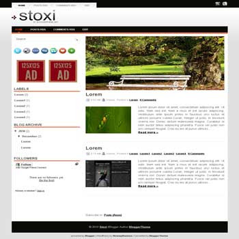 Stoxi blogger template convert wordpress theme to blogger template with image slideshow template blog for blogspot template
