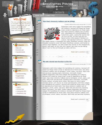 Be Fast blogger template. template blog from wordpress