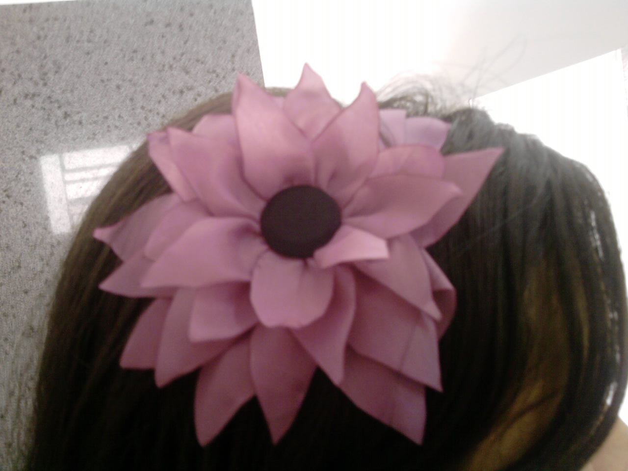 FATIMA ARTES Tiaras com flores em tecido