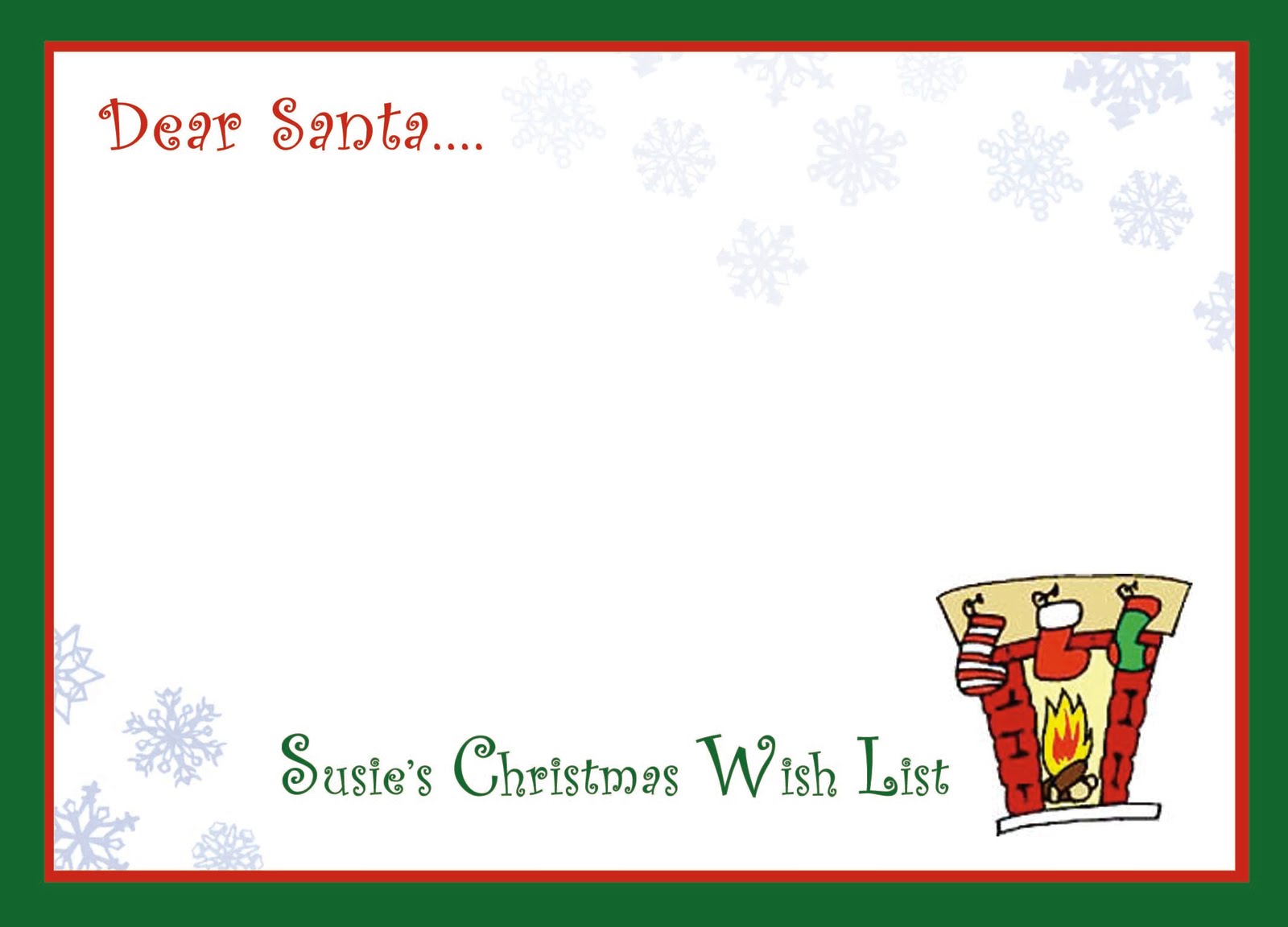 Cml Designs Blog: Let'S Write A Letter To Santa!!!