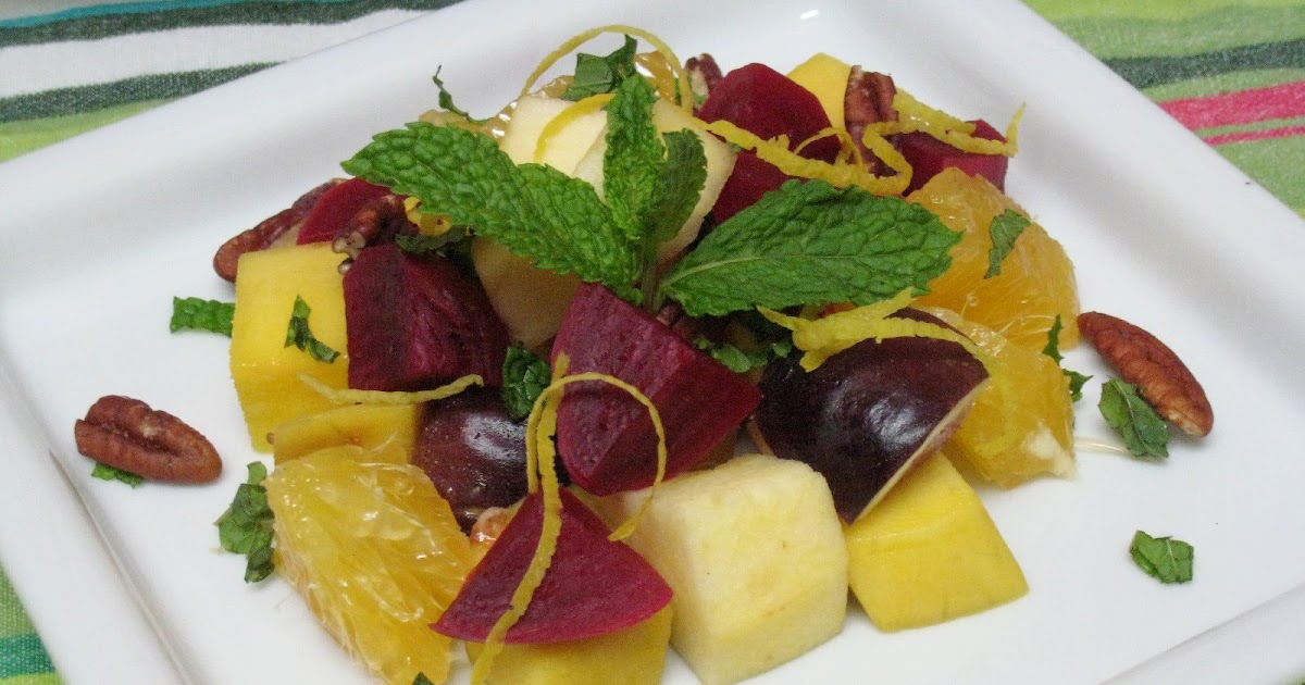Adhi Potoba Citrus Beet and Fruit Salad