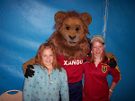 The Girls with Leo the Lion