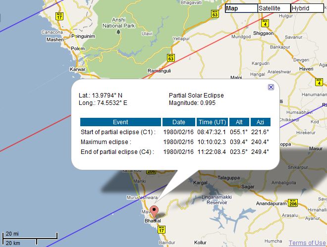 Bhatkal Map