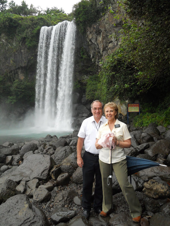 On Jeju Island: late Sept. of 2010 - Cheonjiyeon Falls