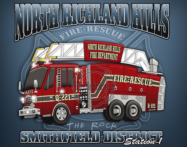 drawing of the fire truck