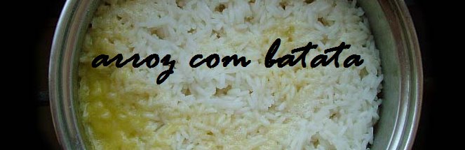 arroz com batata