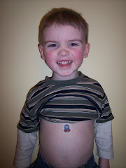 Sporting His First Tattoo