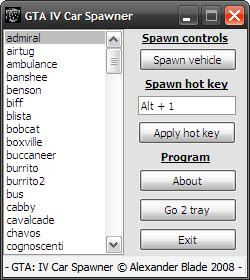 Gta Iv Car Spawner 1.4