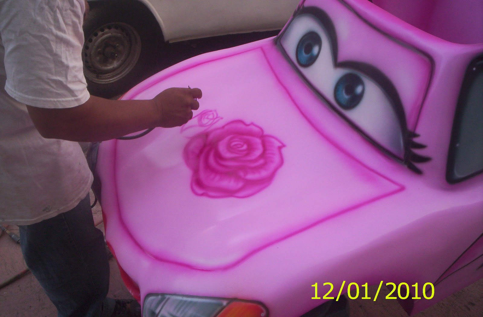 rayo mcqueen rosa