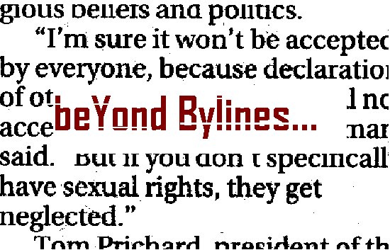 Beyond Bylines