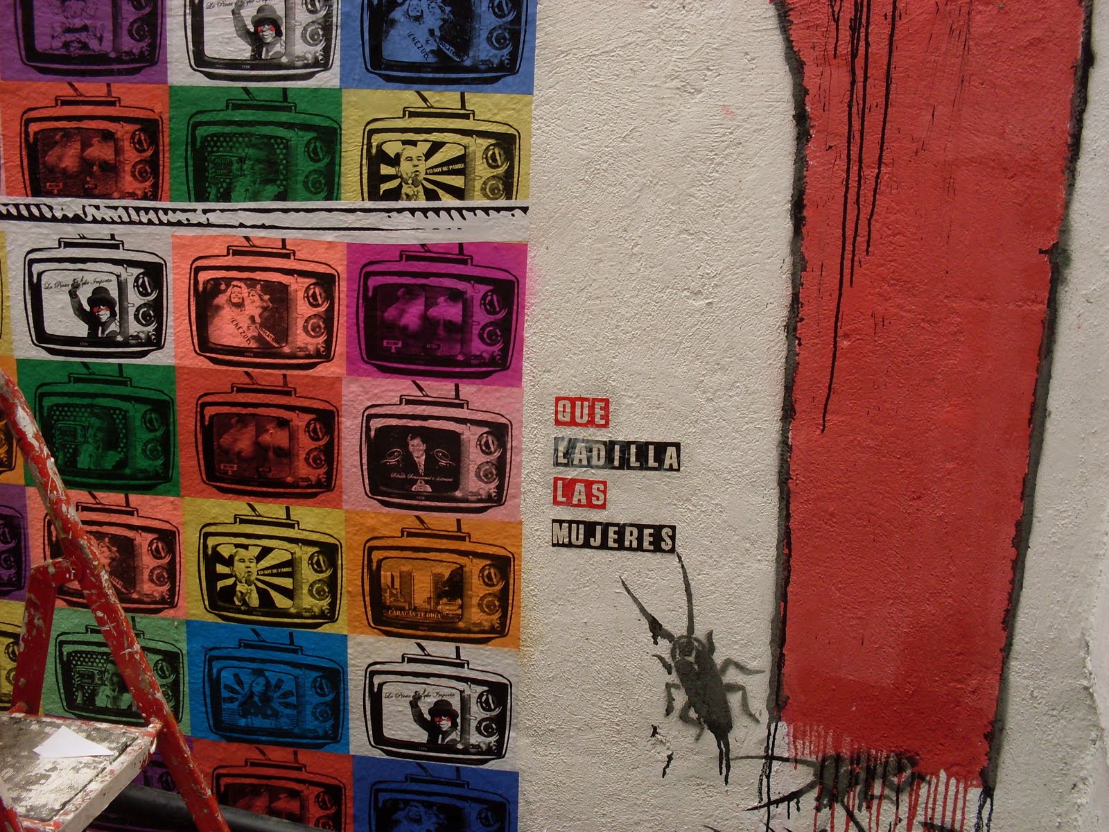 Cartel de Caracas Que ladilla las mujeres...