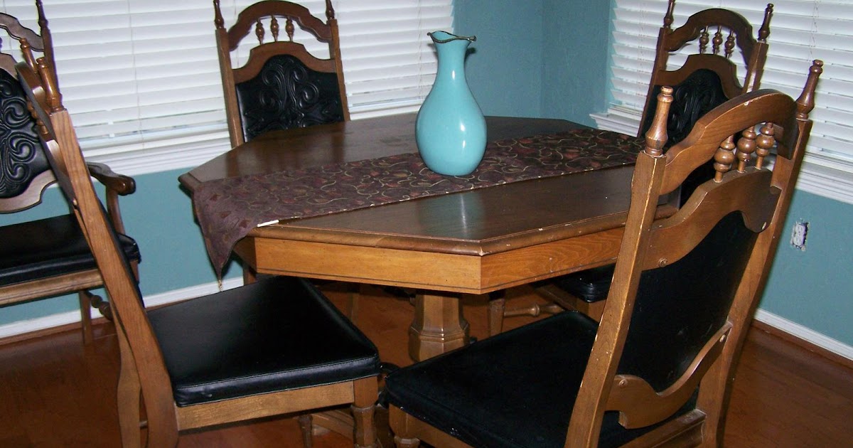 kitchen table with rack