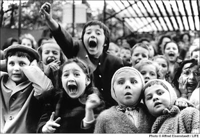 French Fashion Show Project on Children At A Puppet Theater  Paris   1963 By Alfred Eisenstaedt Via