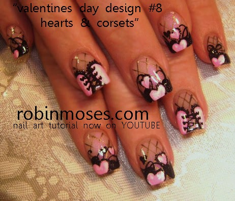 robin moses nail art "pink