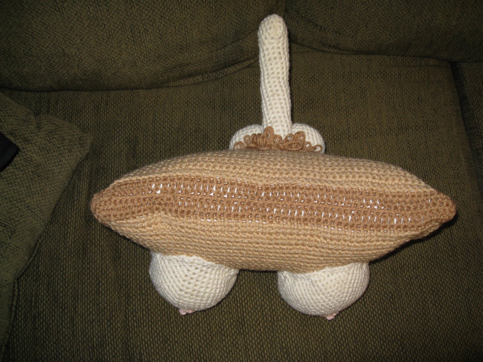 Homemade crafts by Kathleen His/Her Pillow