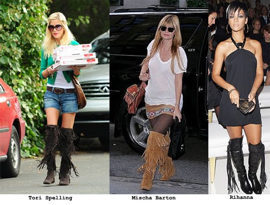 christian louboutin forever tina fringe black boots