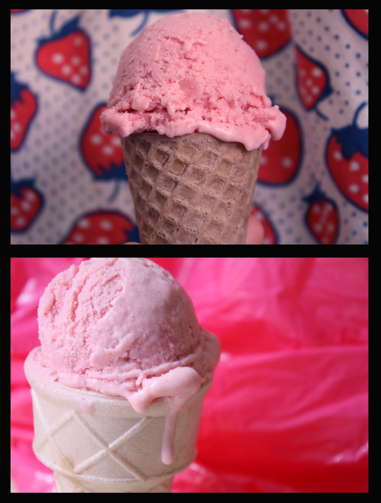 Alternative Treats GF Ice Cream Cones + Homemade Ice Cream = MMMM