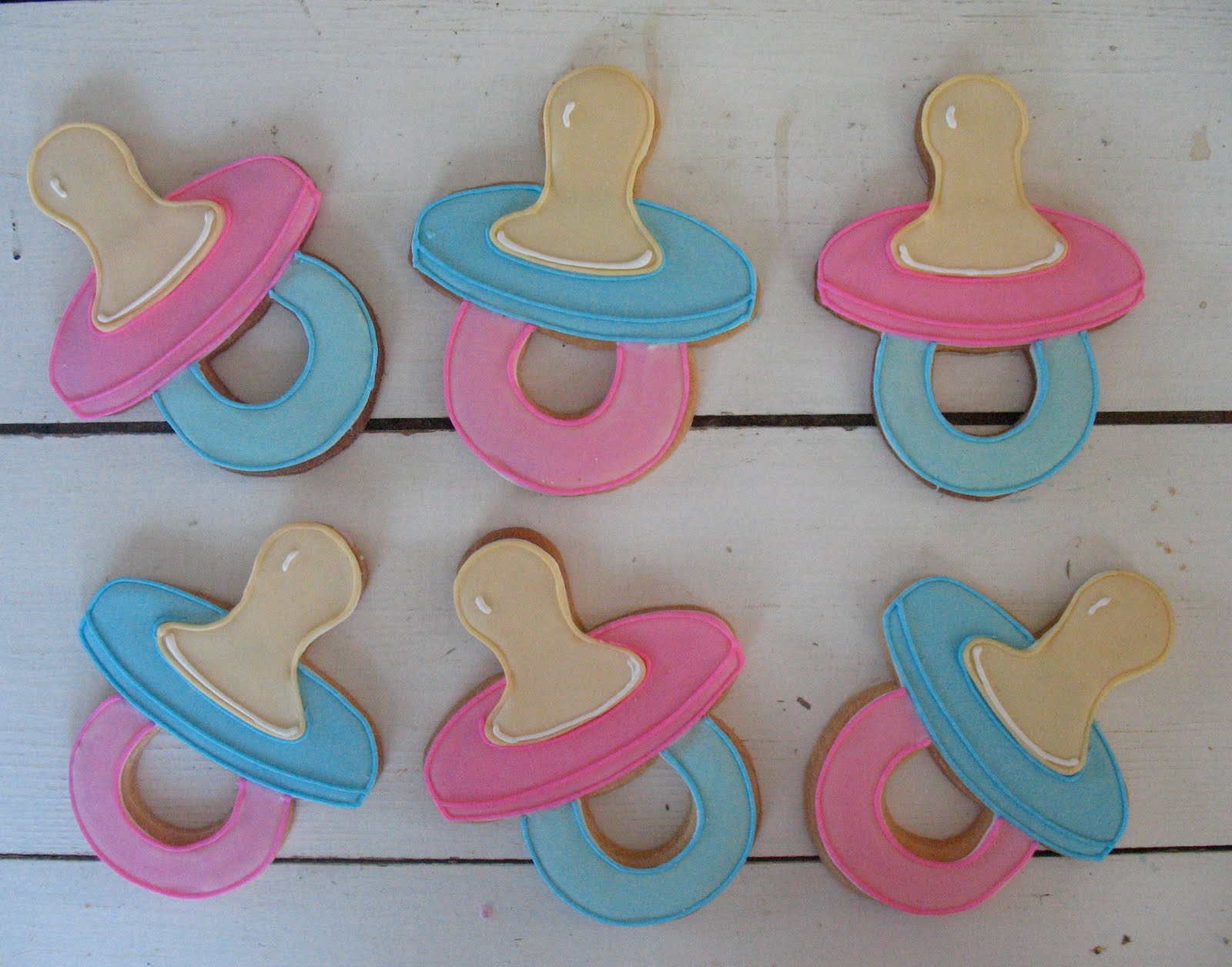 Baked Ideas pacifier cookies