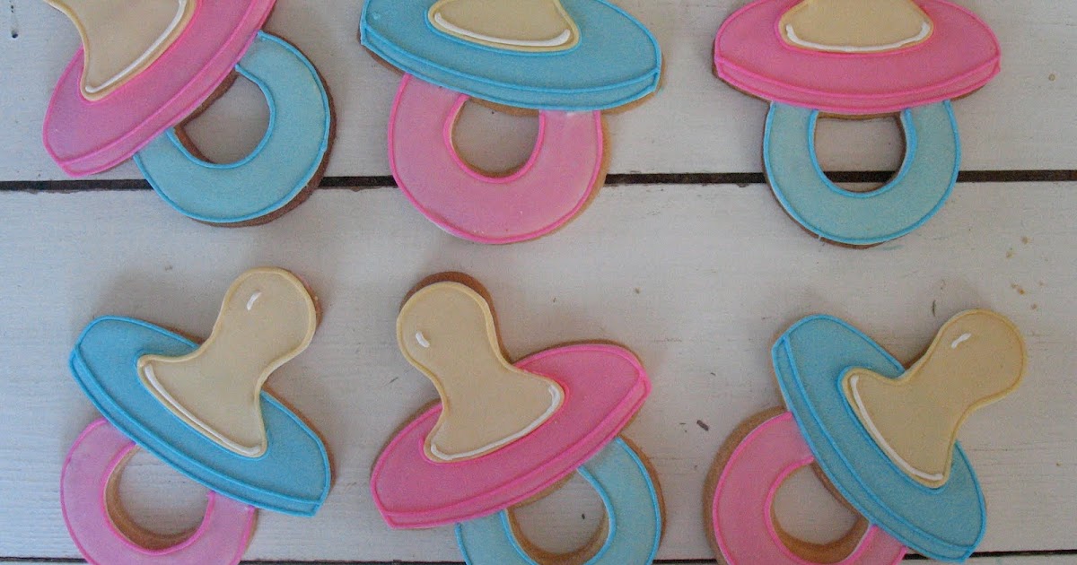 Baked Ideas pacifier cookies