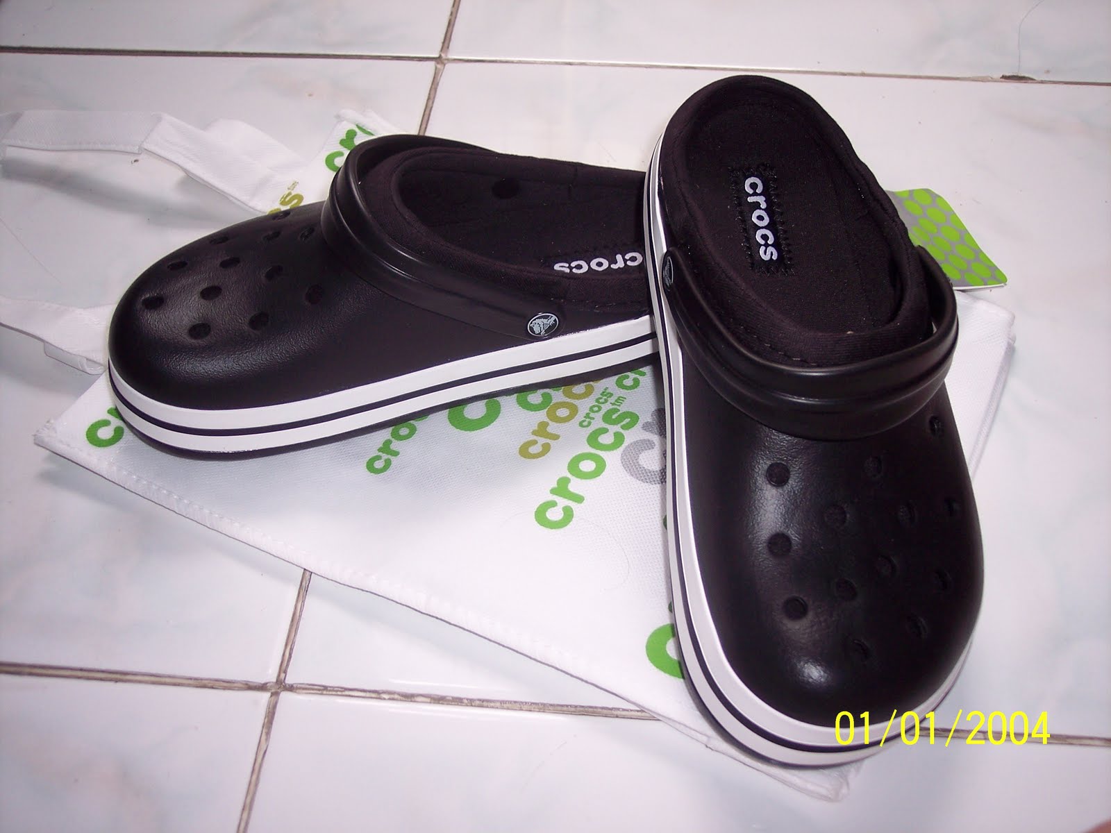 crocband clog black