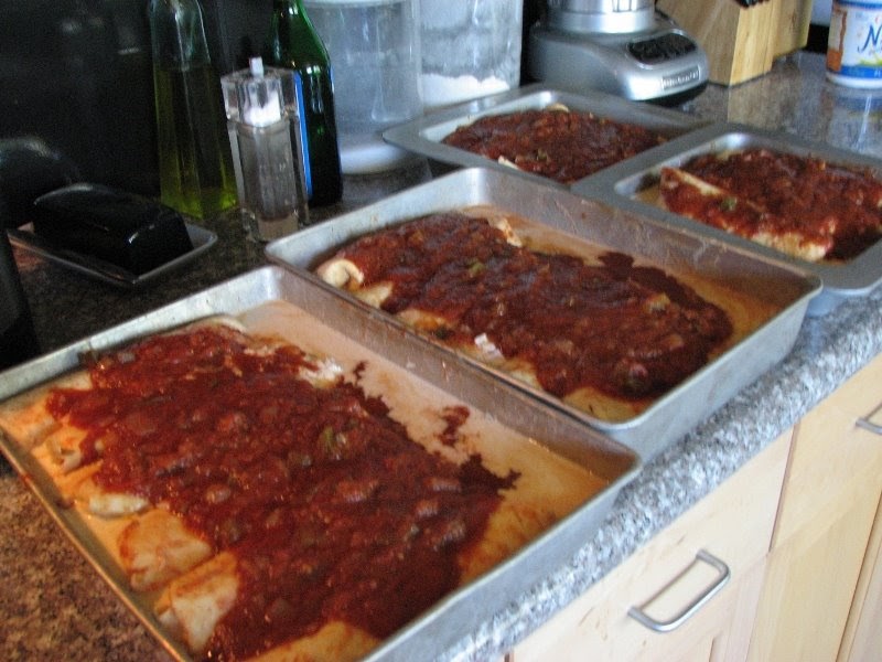 Modern Crafter Freezing Enchiladas