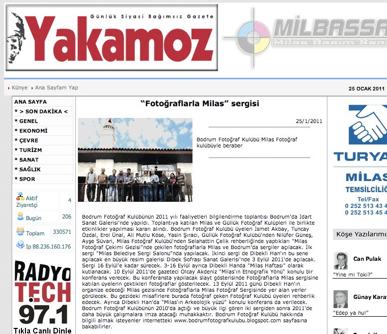 MİLAS YAKAMOZ GAZETESİ