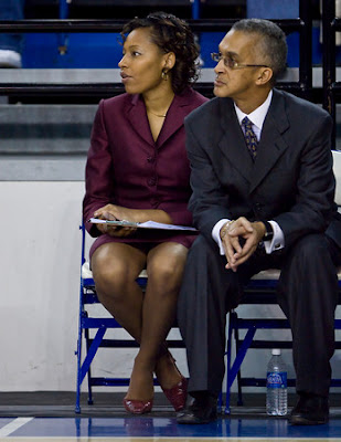 Photo: Hampton University Head Women Basketball Coach Walter Mebane (North Photo: Hampton University Head Women Basketball Coach Walter Mebane (North